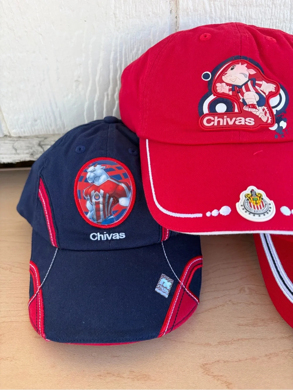 Chivas Baseball Caps - Red & Navy Trio Unisex